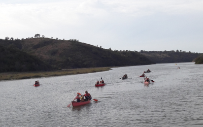 By canoe on the Mira from Milfontes to Odemira