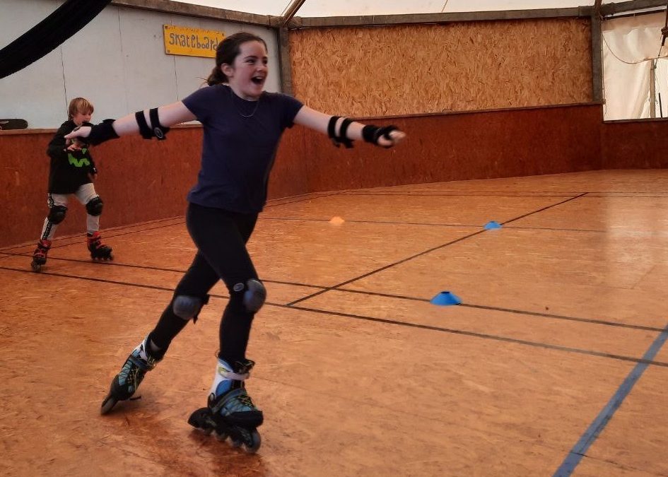 Roller skating!